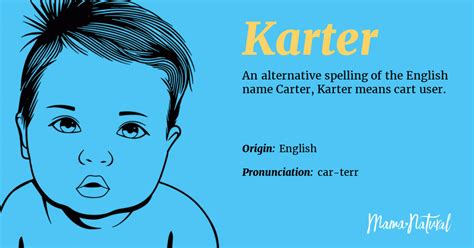 karter meaning spanish.